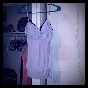 Gray spaghetti strap shirt